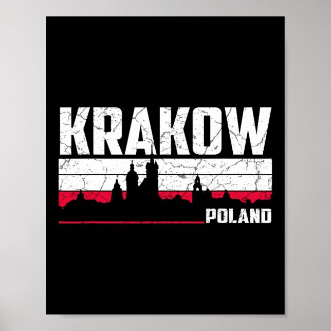 Krakow Panorama Polen  Poster (Framsidan)