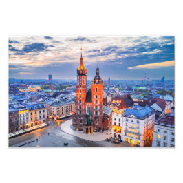 Krakow Photo print, Ryenek Square Fototryck
