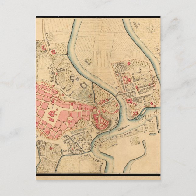 Krakow Polen 1755 Vykort (Framsida)