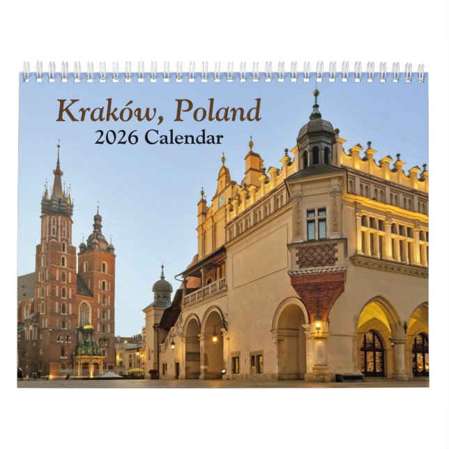 Krakow Polen 2026-kalender Kalender (Omslag)