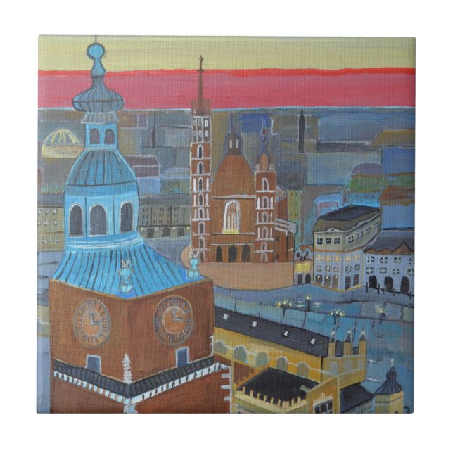 Kraków Polen Dekorativ Kakel  (Framsidan)