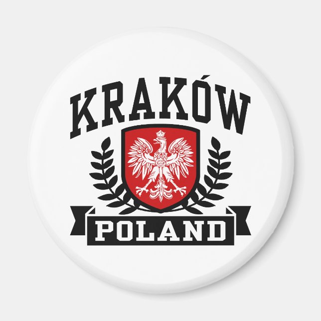 Krakow Polen Magnet (Framsidan)