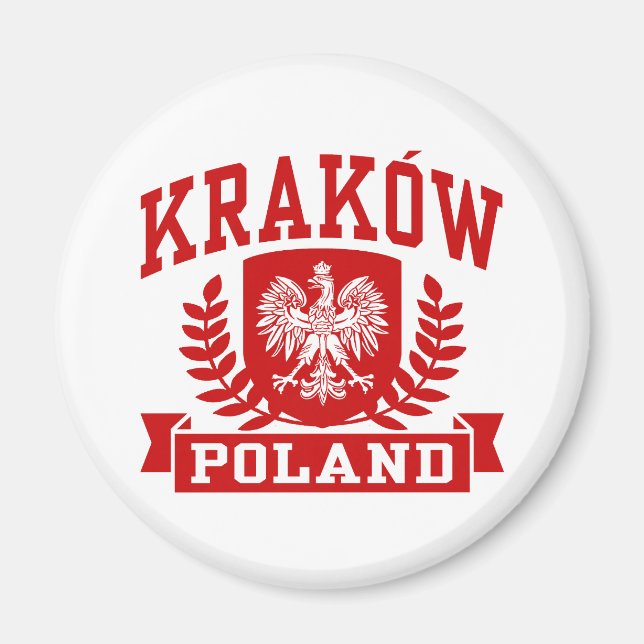 Krakow Polen Magnet (Framsidan)