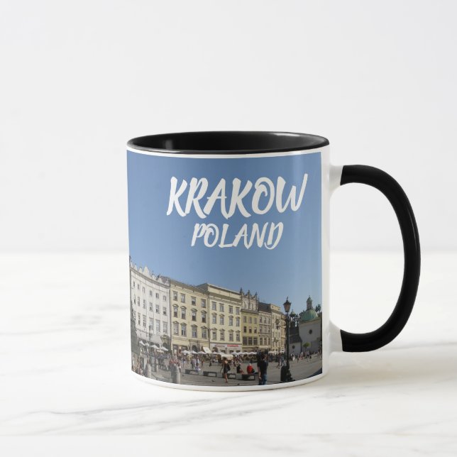 Krakow Polen Panoramic Mugg (Höger)