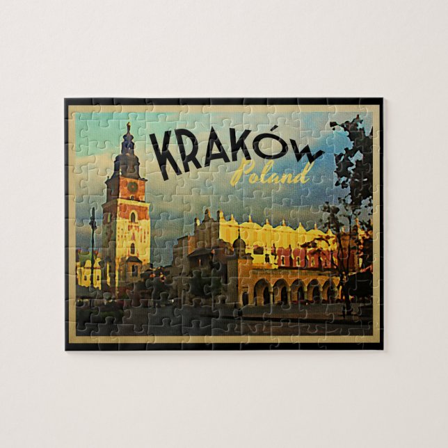Krakow Polen Pussel (Horisontell)