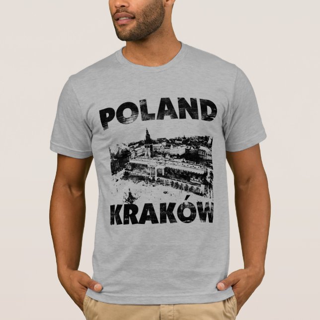 Krakow Polen Tee Shirt (Framsida)
