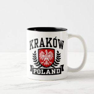 Krakow Polen Två-Tonad Mugg