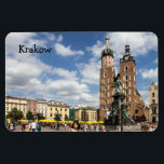 Krakow Premium Flexi Magnet<br><div class="desc">Fotografi av gammal Town Krakow i Polen.</div>