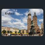 Krakow Premium Flexi Magnet<br><div class="desc">Fotografi av gammal Town Krakow i Polen.</div>