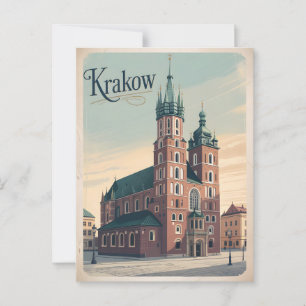 Krakow St. Mary's Basilica Vykort