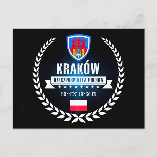 Kraków Vykort (Framsida)