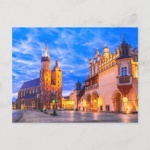 Krakow-vykort, Polen Vykort
