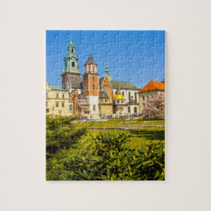 Krakow, Wawel Castle, Polen, vackra pussel