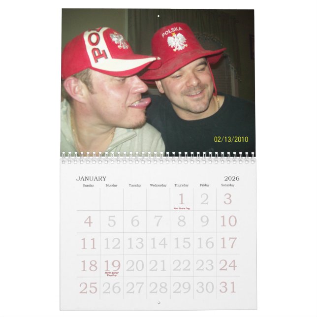Krakus maffia kalender (Jan 2026)