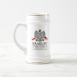 Krakusy polska American Society Beer Stein Sejdel