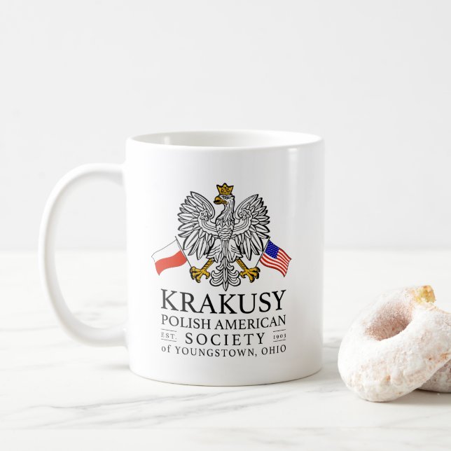 Krakusy polska American Society Coffee Mugg (Med munk)