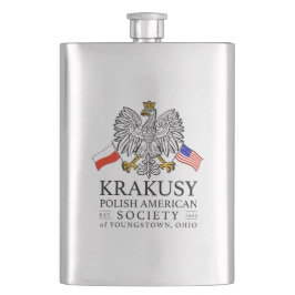 Krakusy polska American Society Flask Fickplunta