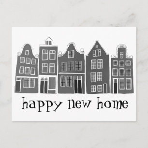 Krälarkalas Snygga Hus Amsterdam Resa B&V Vykort