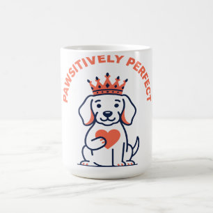 Kraligt perfekt Royal hund-nurseriesmycke Kaffemugg