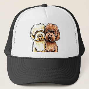 Kräm- choklad Labradoodles Keps