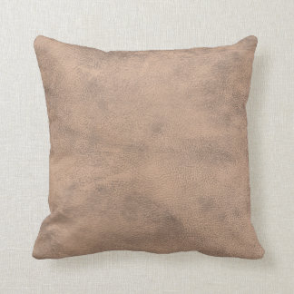 Kräm- Cowhideläder för Faux Kudde