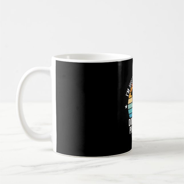Kram Dobermann Pinscher Retro Kaffemugg (Vänster)