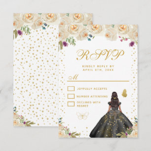 Kräm Floral Mörk Hy Princess Sweet Sixteen OSA Kort