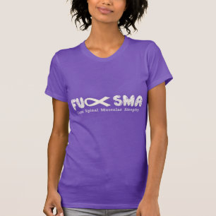 Kräm för Fu SMA medvetenhetband Tee Shirt