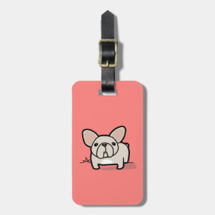 Kräm- Frenchie Bagagebricka