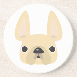 Kräm- Frenchie kustfartyg Underlägg