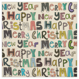 kräm god jul gott nytt år tyg