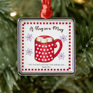 Kram i jul för en muggScripture Julgransprydnad Metall