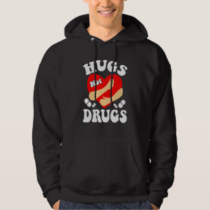 Kram Inte Drog Red Ribbon Drogfrihetsveckan Hoodie