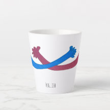 Kram...Ish Latte-mugg, känn dig älskad med varje k
