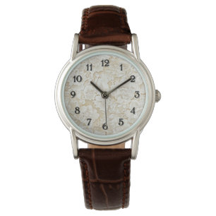 Kräm Ivory Blommor Armbandsur