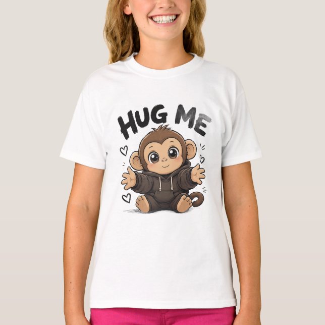 Kram mig apa t shirt (Framsida)