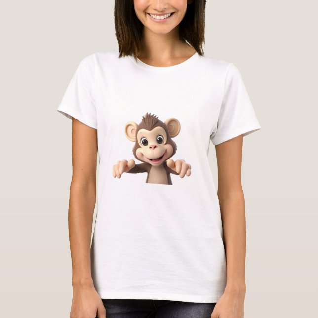 Kram mig apa t shirt (Framsida)