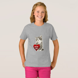 Kram mig - flickors grundläggande t-shirt