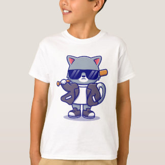Kram mig, jag är söt! Kura in dig med Katt T Shirt