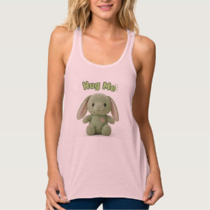 Kram mig kanin tanktop linne med racerback