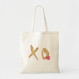 Kram och kyss Läppar XO Dam Totebag Tygkasse