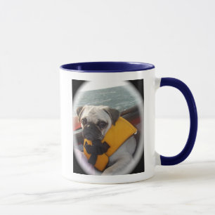 Kram- och mopsmugg mugg