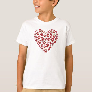 Kram Puss Hjärta Barn T Shirt