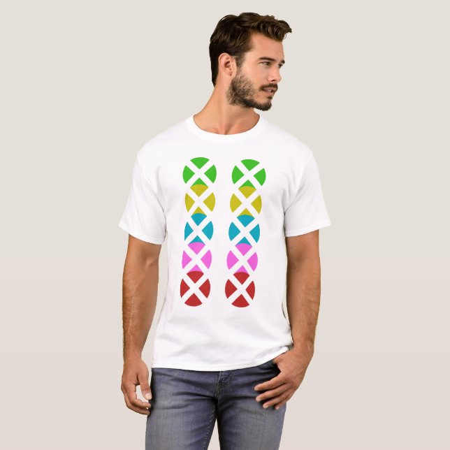 Kräm rullar ögon t-shirt (Hel framsida)