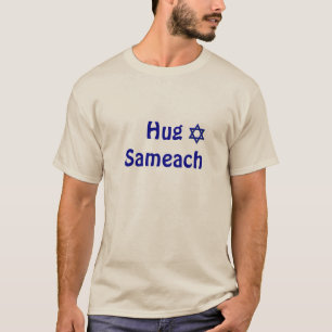 Kram Sameach - lycklig judisk Huggable helgdag T Shirt