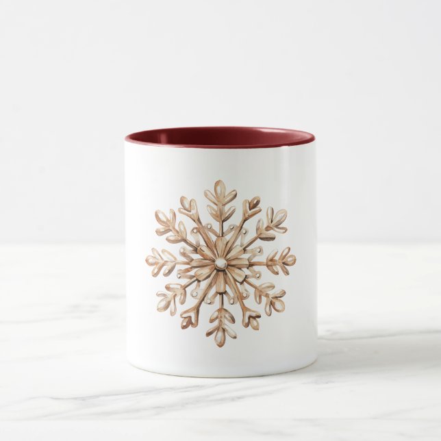 Kräm Snöflinga Jul  Mugg (Center)