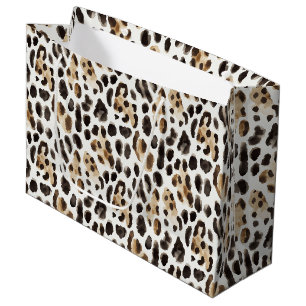 Kräm Svart Brun Leopard Djur Födelsedag