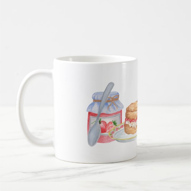 Kräm- Teamuggar för britt Kaffemugg (Vänster)