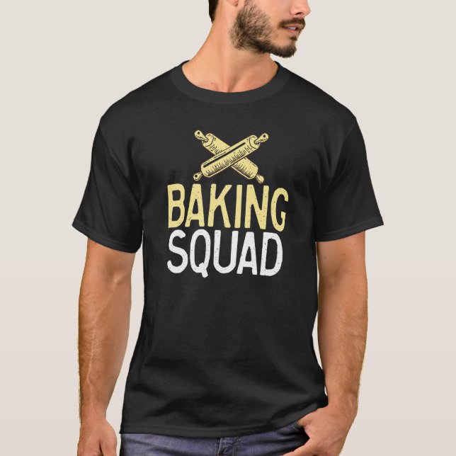 Krama Baking Squad Friends Team T Shirt (Framsida)