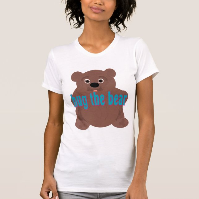 Krama björnT-tröja T Shirt (Framsida)
